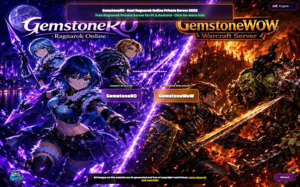 The GemstoneRO website