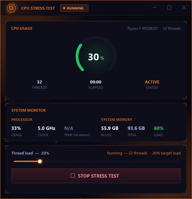 CPU Stress Test